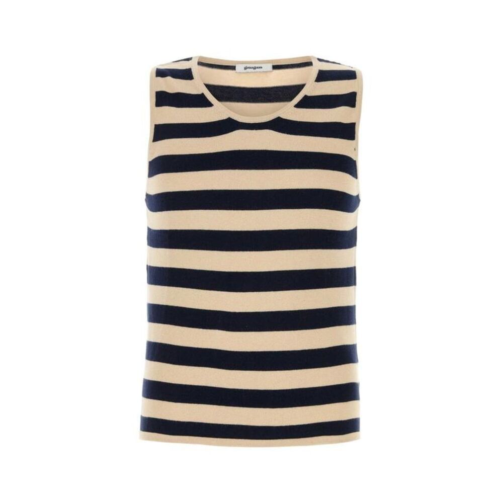 GIMAGUAS Striped Knit Tank Top Men STRIPPED T-Shirts